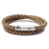 Lucleon Collins | Bracelet à Double Tour En Cuir Vintage 6 Mm 19