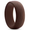 Lucleon Anneau En Silicone Marron à La Surface Texturée 11