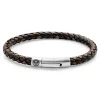 Lucleon Bracelet Collins En Cuir Marron Et Noir – 6 Mm 22