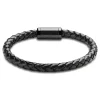 Seizmont Panther | Bracelet Noir En Cuir Et Fibre De Carbone 20
