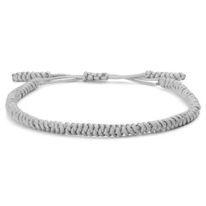 Waykins Bracelet Gris Whit à Noeud De Chance 12