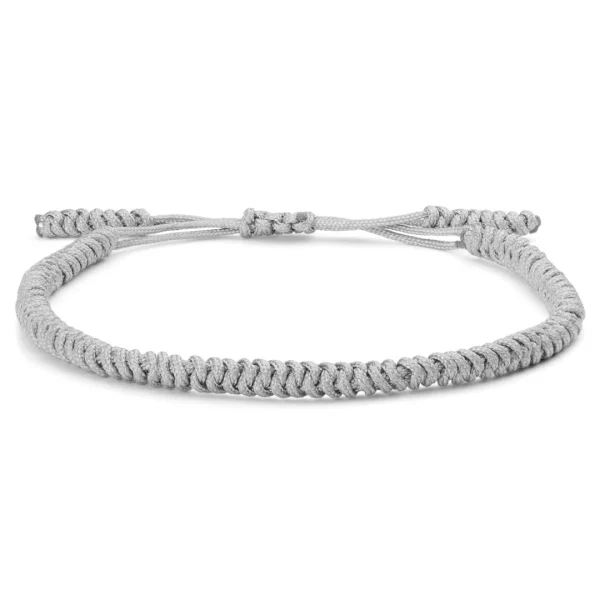 Waykins Bracelet Gris Whit à Noeud De Chance 4