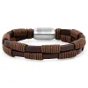 Fort Tempus Bracelet En Cuir Brun Le Tisserand 13