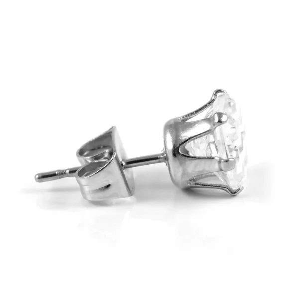 Fort Tempus Boucle D’oreille Avec Zircone Ronde 7 Mm 4
