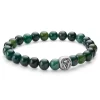 Lucleon Bracelet D’agate Vert émeraude 22