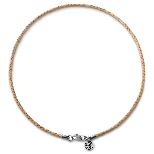 Lucleon Tenvis | Collier En Cuir Jaune Sable 3 Mm 3