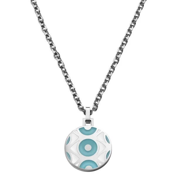 Waykins Evil Eye | Collier Argenté Et Bleu Clair 1