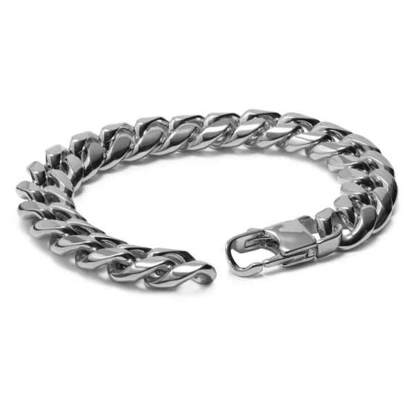 Lucleon Gourmette En Acier Argenté 12 Mm 3