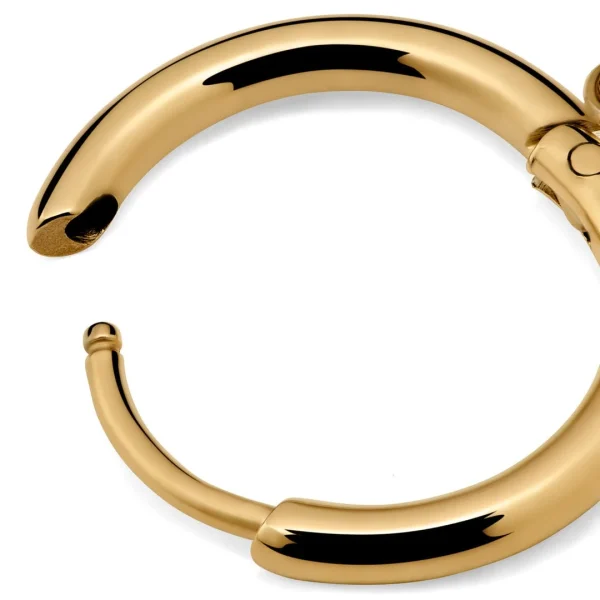 Otsu Fahrenheit | Melting Gold-tone Initial B Earring 5