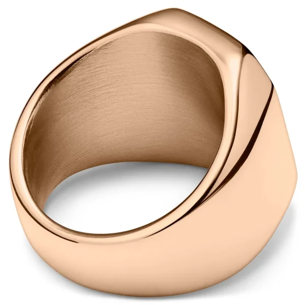 Lucleon Aras | Chevalière Couleur Or Rose Pour Auriculaire 3