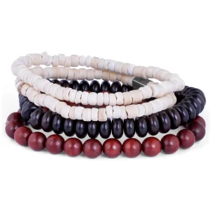 Lucleon Bracelet Miro En Bois Et Noix De Coco 10