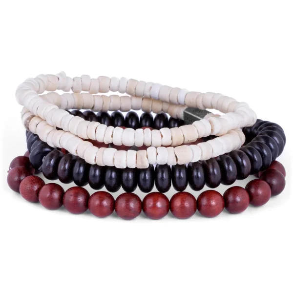 Lucleon Bracelet Miro En Bois Et Noix De Coco 3