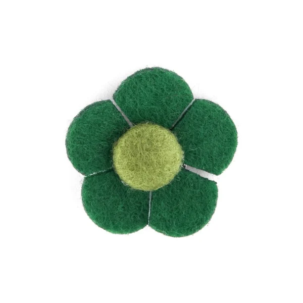 Warren Asher Pin’s à Fleur En Variations De Vert 1