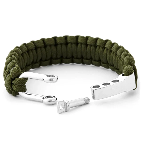 Tailor Toki Bracelet Vert En Paracorde Réglable 3