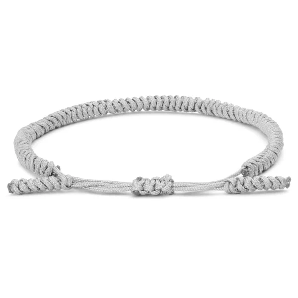 Waykins Bracelet Gris Whit à Noeud De Chance 1