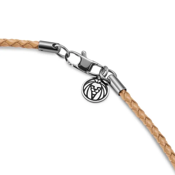 Lucleon Tenvis | Collier En Cuir Jaune Sable 3 Mm 4