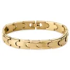 Lucleon Bracelet à Fermoir En Titane Doré 20