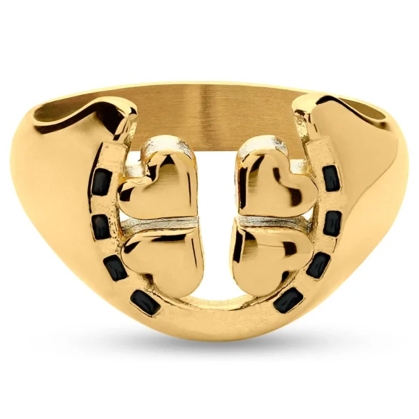 Seizmont Ace | Bague Argentée « Le Trèfle à 4 Feuilles » Et « Le Fer à Cheval » 6