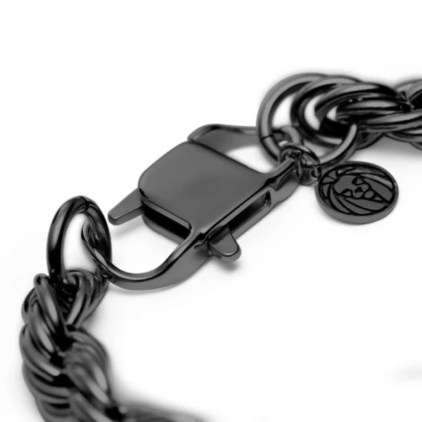 Lucleon Bracelet En Métal Tressé Noire Corwin Amager – 10 Mm 4