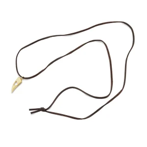 Lucleon Collier En Cuir à Pendentif Doré La Coupure 12
