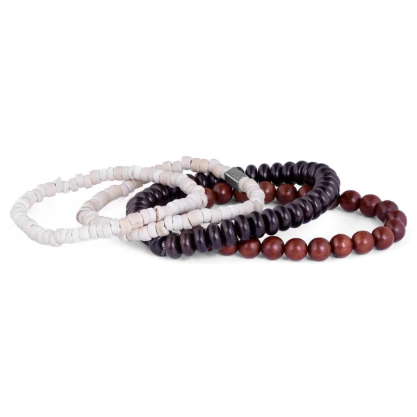 Lucleon Bracelet Miro En Bois Et Noix De Coco 4
