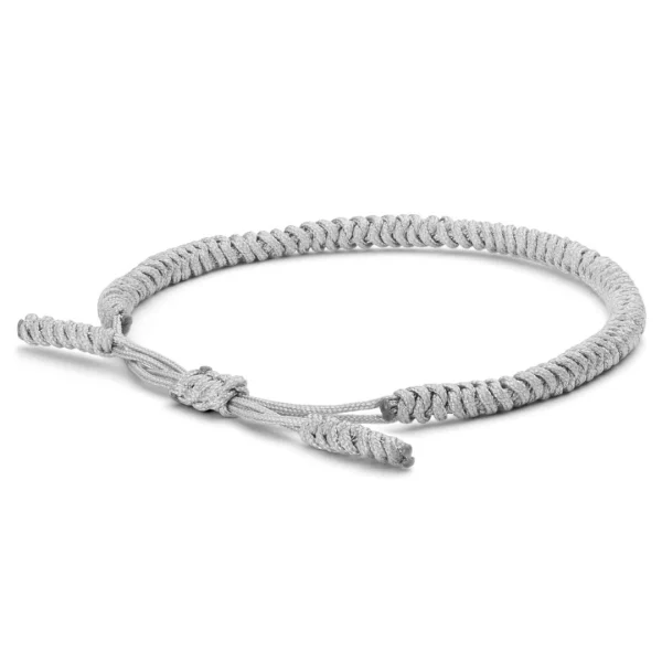 Waykins Bracelet Gris Whit à Noeud De Chance 3