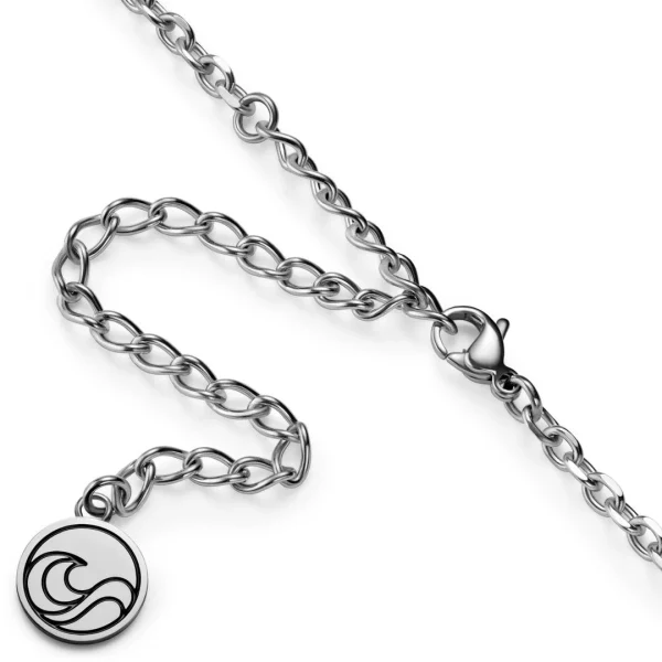 Waykins Evil Eye | Collier Argenté Et Bleu Clair 5