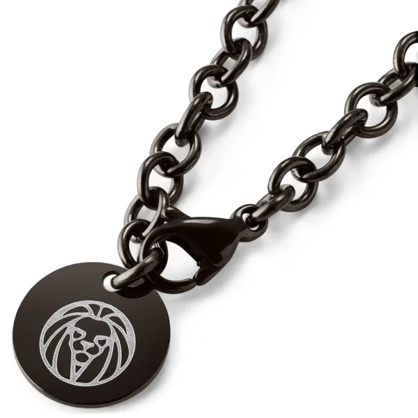 Lucleon Collier à Croix Incurvée – Couleur Bronze Gunmetal 4
