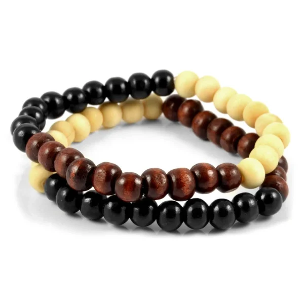 Collin Rowe Ensemble De Bracelets De Perles Multicolores De 8 Mm 1