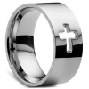 Lucleon Bague En Acier Argenté Gravel Leonid 20