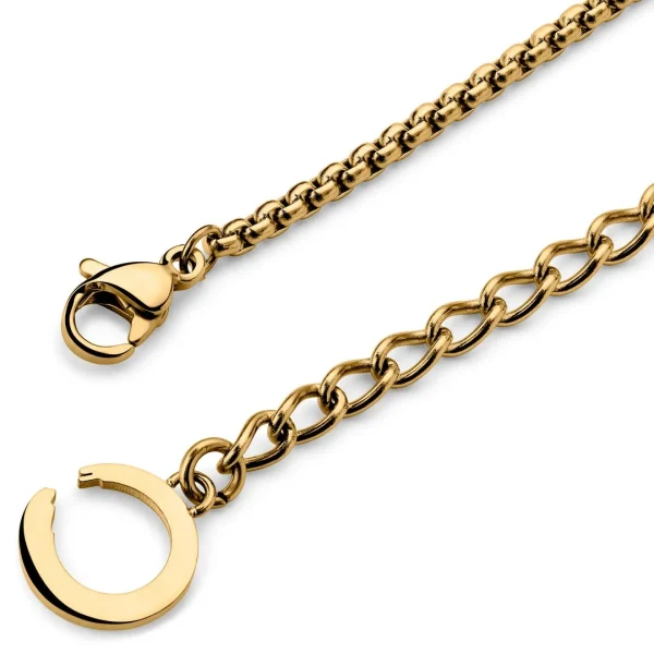 Otsu Egan | Collier à Maille Vénitienne Avec Pendentif Ours En Peluche En Métal Doré 6