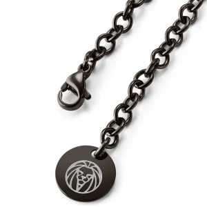 Lucleon Collier à Croix Incurvée – Couleur Bronze Gunmetal 13