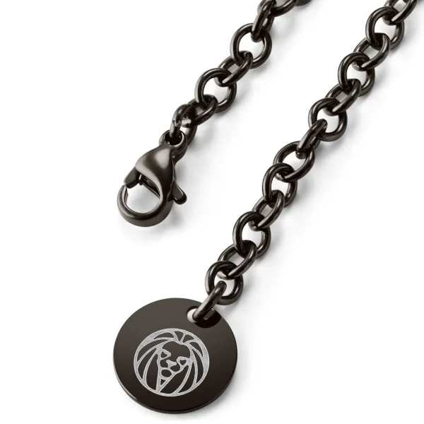 Lucleon Collier à Croix Incurvée – Couleur Bronze Gunmetal 5