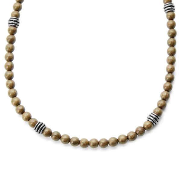 Waykins Collier Wendel En Perles De Bois La Vague 1