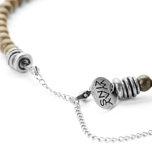Waykins Collier Wendel En Perles De Bois La Vague 7