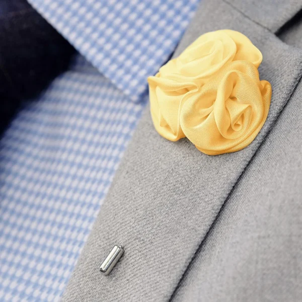 Warren Asher Boutonnière à Fleur De Rose Pêche 4