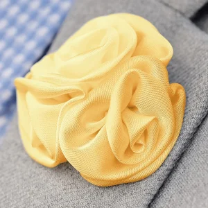 Warren Asher Boutonnière à Fleur De Rose Pêche 18