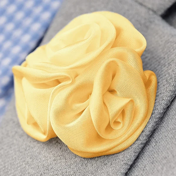 Warren Asher Boutonnière à Fleur De Rose Pêche 7