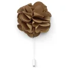 Warren Asher Boutonnière à Fleur Couleur Rouille Luxueuse 20