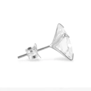 Lucleon Boucle D’oreille à Zircone Carrée – 8 Mm 10