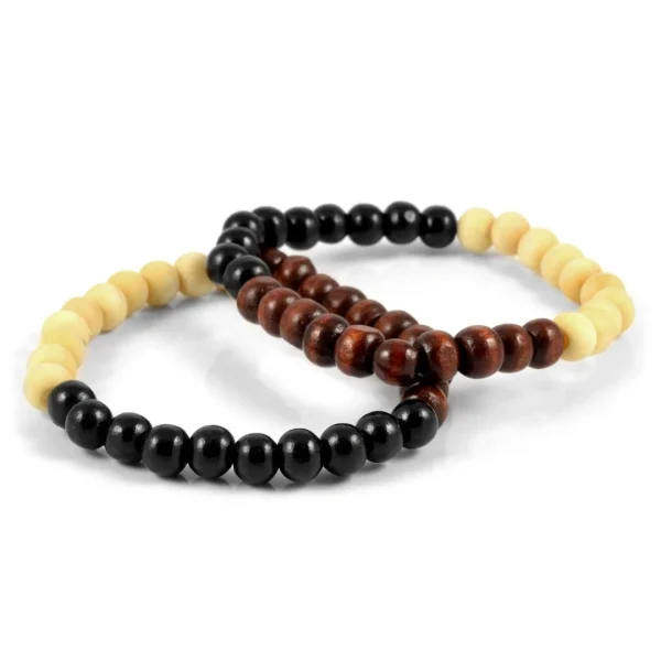 Collin Rowe Ensemble De Bracelets De Perles Multicolores De 8 Mm 3