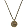 Lucleon Astro | Collier En Acier Inoxydable Doré Avec Signe Astrologique Du Lion 19