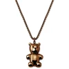 Otsu Egan | Chaîne à Maille Vénitienne Avec Pendentif Ours En Peluche En Acier Inoxydable Couleur Cuivre 20