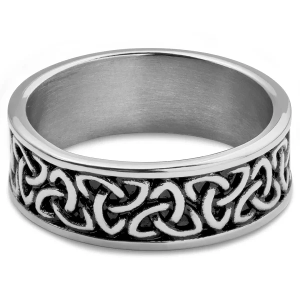 Lucleon Bague Evan Enzo Argentée Trinity Knot 3