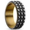 Lucleon Anneau Couleur Noir Vintage Et Or Pearce Pyramis 17