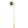 Warren Asher Broche Pour Homme « Le Crâne Doré » 17