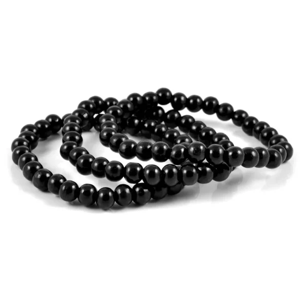 Collin Rowe Bracelet De Perles Noires – Bracelet Triple 3