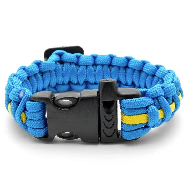 Tailor Toki Bracelet Paracord Bleu Et Jaune 4