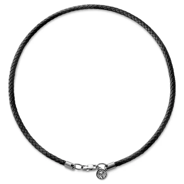 Lucleon Tenvis | Collier En Cuir Noir 5 Mm 3