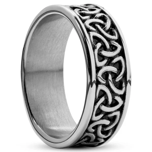 Lucleon Bague Evan Enzo Argentée Trinity Knot 1